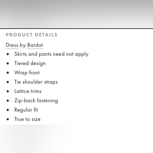 Bardot mini tiered dress - Picture 7 of 7